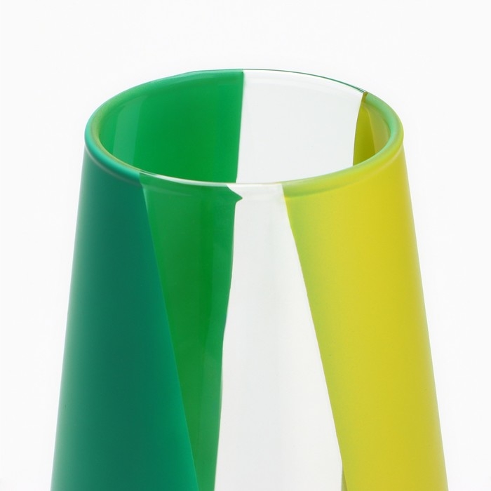 Ваза для цветов &laquo;Геометрия&raquo; стеклянная, 26 см, 1,7 л.