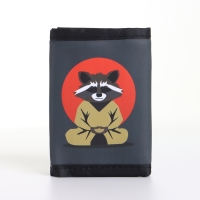 Кошелёк детский на липучке &laquo;Выбражулька&raquo;, цвет тёмно-серый