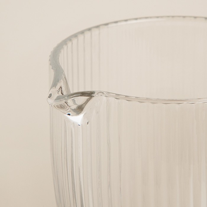 Кувшин для воды стеклянный SL Home &laquo;Модерн&raquo;, 1,2 л, 19,5&times;13&times;18,5 см, цвет прозрачный