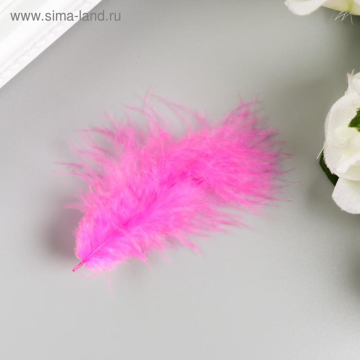 Перья декоративные "Карнавальные", 5-8 см (набор 24 шт) 6 цветов, пастель, ассорти