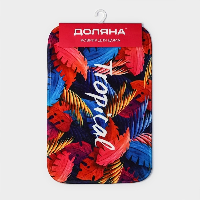 Коврик для ванной и тулета Доляна &laquo;Tropical&raquo;, 40&times;60 см