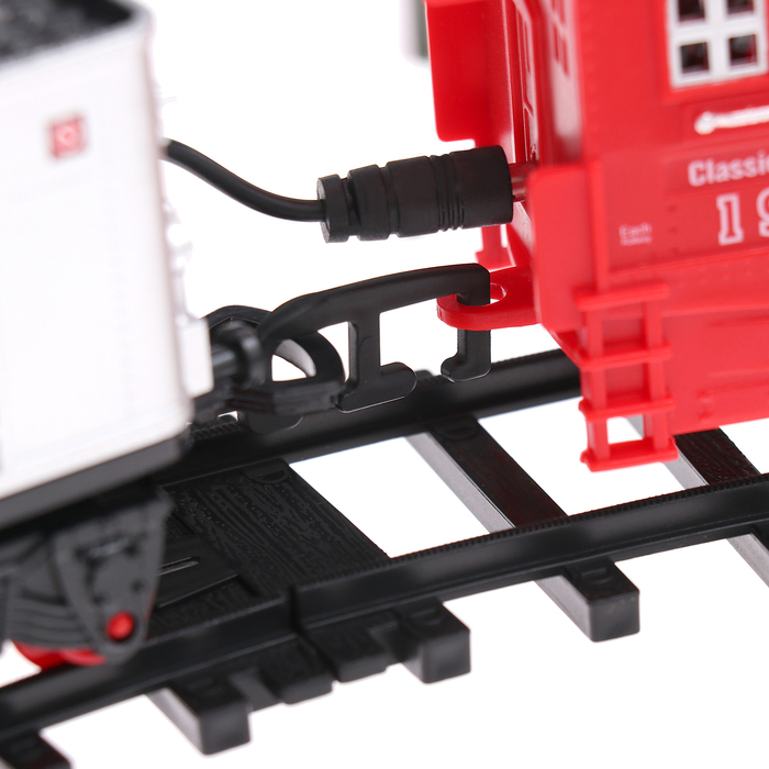 Железная дорога &laquo;С Новым Годом&raquo;, радиоуправление, эффект дыма