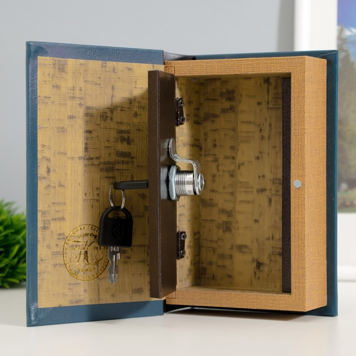 Сейф дерево книга кожзам "Евгений Онегин" 17х11х5 см