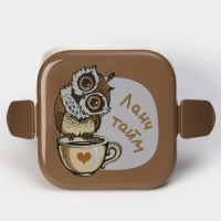 Контейнер для обеда IDEA &laquo;Совы&raquo;, 2 отделения, 400 мл