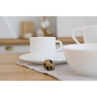 Кружка Avvir &laquo;Грация&raquo;, 250 мл, стеклокерамика, цвет белый