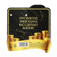 Подкова новогодняя мини &laquo;Новый год: Денежного года&raquo;, 7 х 10 см