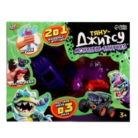 Набор тянучек &laquo;Тяну-Джитсу&raquo;, с машинкой, 2в1, МИКС