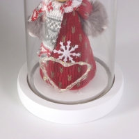 Ночник &laquo;Новогодний олень&raquo; LED 3хААА красный 11х11х22,5см