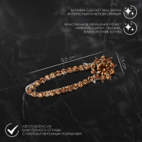 Булавка &laquo;Цветок&raquo;, 5,5 см, цвет МИКС(неделимая фасовка 12 шт., цена за шт.)