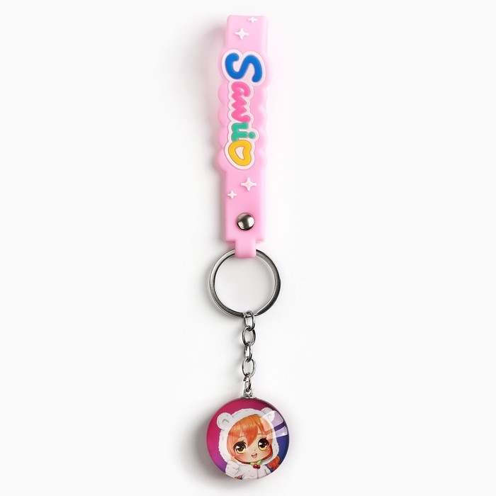 Брелок для ключей детский аниме &laquo;Девочка-медвежонок&raquo;, 3.5 х 14 см