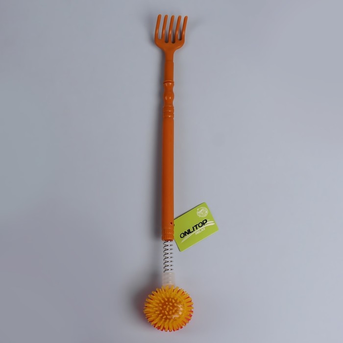 Массажёр - чесалка &laquo;Мячик&raquo;, двусторонний, цвет МИКС