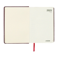 Ежедневник датированный 2024 A5 176 листов, deVENTE.Wild, твёрдая обложка из искусственной кожи, золотой срез, ляссе, кремовый блок 70 г/м2, бордовый