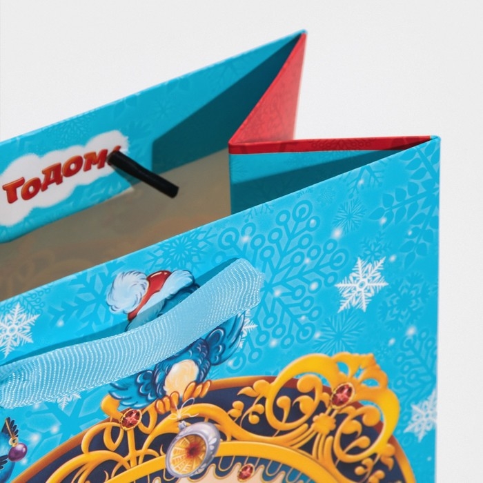 Пакет подарочный новогодний ламинированный &laquo;Лесные зверушки&raquo;, MS 18 х 23 х 10 см, Новый год