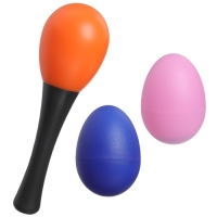 Набор погремушек &laquo;Перкуссионный маракас, 2 яичка&raquo;, шейкеры, цвет МИКС, Крошка Я