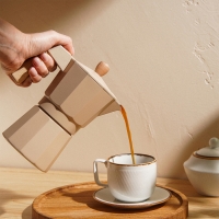 Кофеварка гейзерная SL Home &laquo;Ферамо&raquo;, 300 мл, 11&times;15,5&times;20 см, цвет бежевый