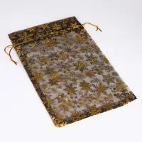 Мешочек подарочный органза &laquo;Золото&raquo;, 16 х 24 см +/- 1.5 см