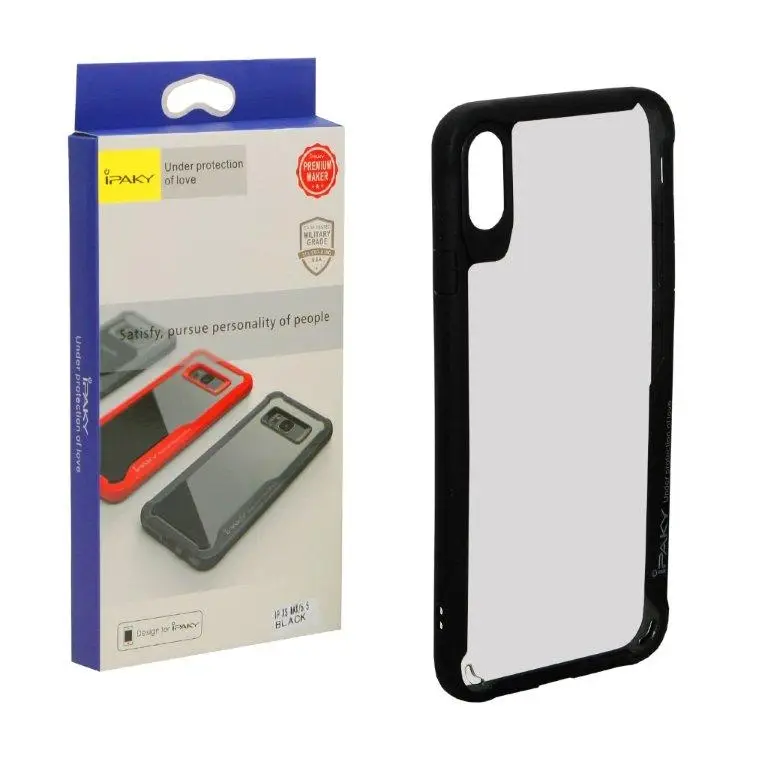 Чехол iPh XS Max TPU + акрил APL WS