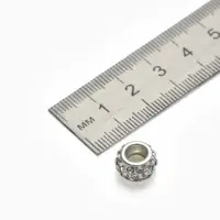 Шарм бусина &laquo;Шамбала&raquo; монпансье, для творчества, белые