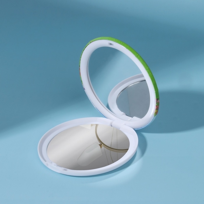 Зеркало складное &laquo;Единорог&raquo;, d = 7,5 см, рисунок МИКС