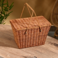 Корзина для пикника 33х20х22 см, ротанг