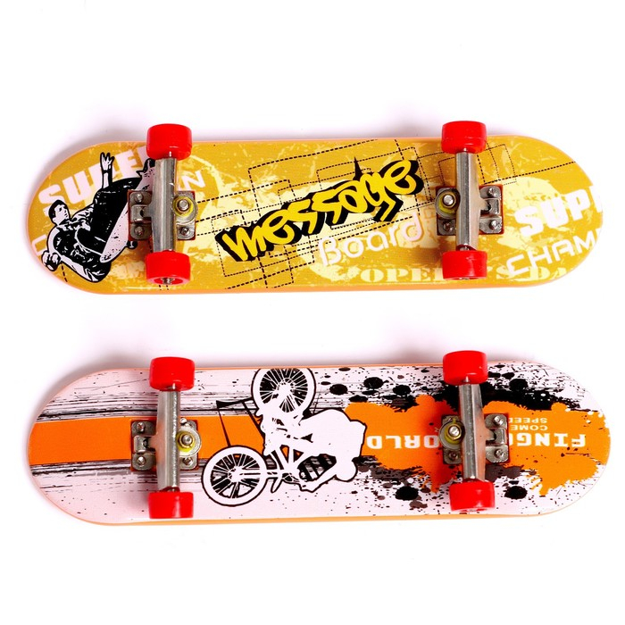 Скейт-парк &laquo;Рампа с лестницей&raquo;, с пальчиковым скейтом, МИКС