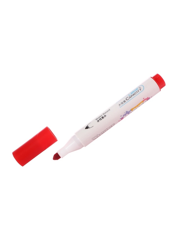 Фломастеры 48 цветов в пластиковом пенала, смываемые водой