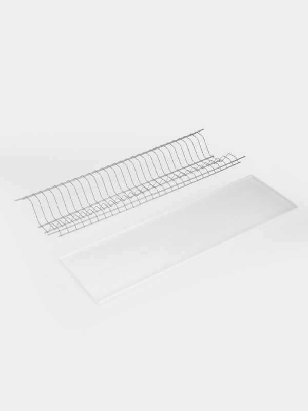 Сушилка для посуды с поддоном для шкафа 80 см, 76.5&times;25.6 см, хром