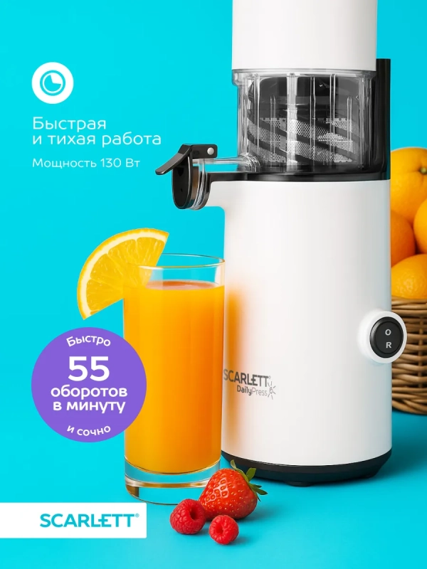 Соковыжималка электрическая шнековая SC-JE50S59