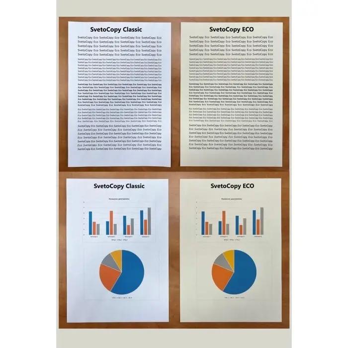 Бумага А4 500 л Светокопи ECO, 80г/м2, белизна 60% ISO, 93% CIE, класс C (цена за 500 листов)