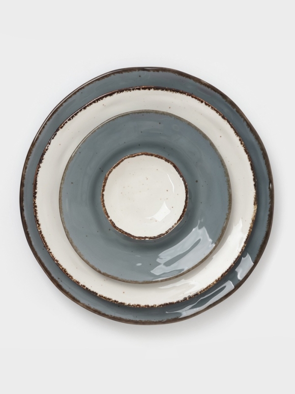 Тарелка Magistro "Alpine Frost" 23см 23,4х23,1х3 цвет синий