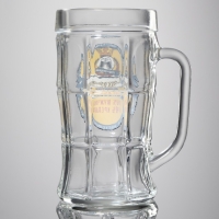 Кружка стеклянная пивная Дорого внимание &laquo;Настоящий мужчина&raquo;, 500 мл