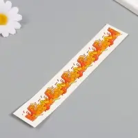 Переводная тату на тело цветная &laquo;Браслет. Огонь&raquo;, 20&times;3 см