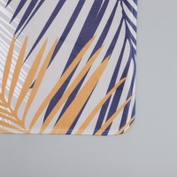 Набор ковриков для ванной и туалета Доляна &laquo;Тропический&raquo;, 2 шт: 50&times;80, 40&times;50 см