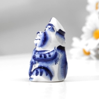 Сувенир гжель &laquo;Юнга&raquo;, бело-синий,керамика,