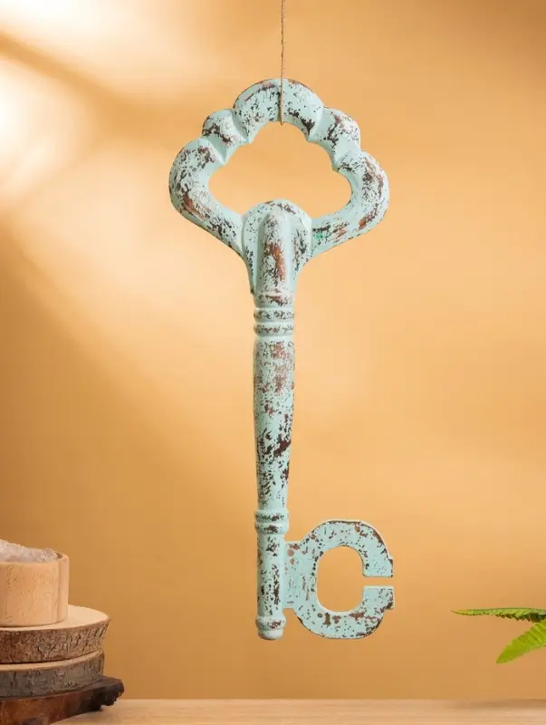 Сувенир &laquo;Ключ от счастья&raquo;, 21&times;4.5&times;50 +/- 3 см, дерево, зелёный