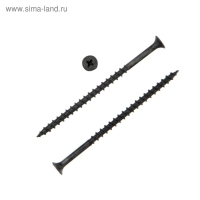 Саморез 4.2х89(90 мм) ТУНДРА PREMIUM, потай, крупная резьба, шлиц PH, фосфатированный, 1 кг