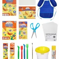 Набор для труда А4, с ручками, Calligrata "Панда", 14 предметов