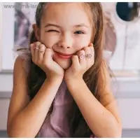 Кольцо детские Выбражулька &laquo;Романтика&raquo;, бело-розовое в серебре, фасовка 36 шт.