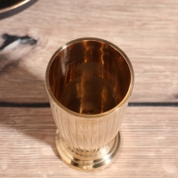 Стакан "Милк шейк" латунь 5,5х5,5х11 см