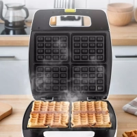 Вафельница электрическая для венских вафель КТ-1670 1400 Вт