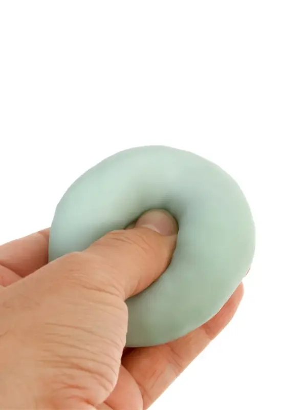 Мялка "Хрустящий шар", можно откачивать и закачивать воздух, цвета МИКС