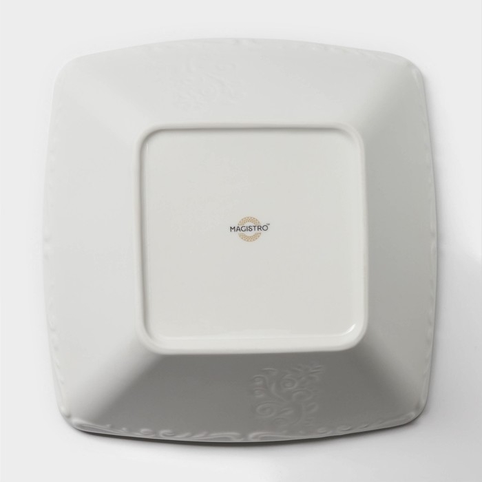 Салатник фарфоровый Magistro Kingdom, 1,8 л, 23&times;22,5&times;8 см