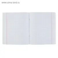 Тетрадь 96 листов, в клетку MC-7, картонная обложка, микс