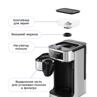 Кофемашина кофеварка капельная КТ-7522 - 1000 Вт