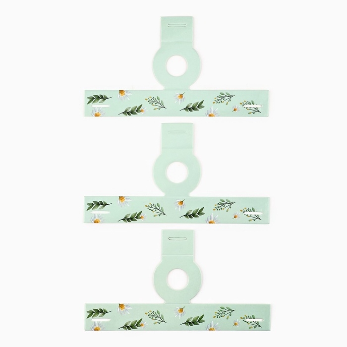 Ободок для кулича с местом под яйца &laquo;Зайки&raquo; на пасху, 41,6 х 10 см