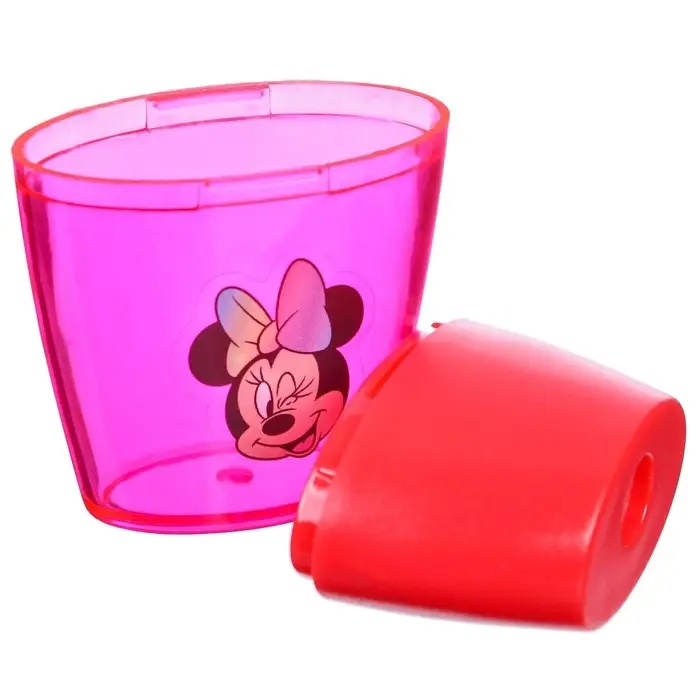 Точилка пластиковая, красная, &laquo;Минни Маус&raquo;