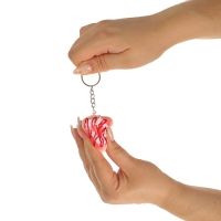 Мялка-сквиш &laquo;Сердечко&raquo;, на брелоке, цвета МИКС