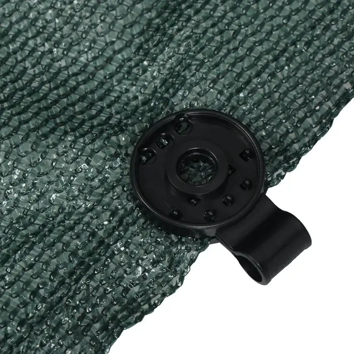 Клипса садовая &laquo;Люверс&raquo;, для крепления затеняющей сетки, пластиковая, чёрная