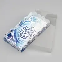 Коробка для печенья, &laquo;Время чудес&raquo;, 10.5&times;20&times;3 см, Новый год