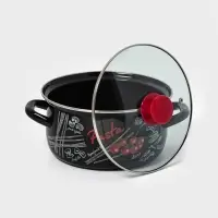 Кастр.сфер. 3л (черная)Болоньезе